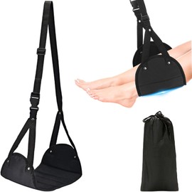 Footrest, Foot Rest, Easy to Use, For Airplane Relaxing Goose Foot Hammock, Includes Storage Pack, Foldable, Convenient Goods for Travel, Office, Car, Bullet Trains, Portable