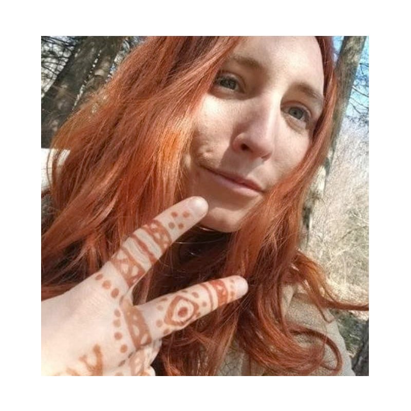 Tinte para el cabello de henna roja natural, 100 gramos