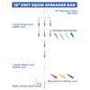 BLUEWING 18in Fishing Soft Squid Spreader Bar Offshore Fishing Spreader
