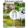 Dollate Garden Arch Trellis 7FT, Thickened Steel Frame Garden Trellis