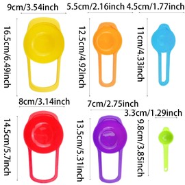 6 Pack Espresso Coffee Bean Spoon, Salt Spoons Tamping Scoop Tamper Tea Tool for Coffee Bean Spoon Coffee Measuring, A Spoon for Stirring and Measuring Coffee