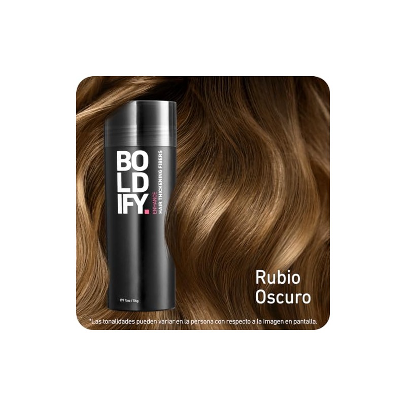 BOLDIFY Fibras Capilares para Cabello Fino (Rubio oscuro) Polvo Pelo