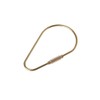WOWOWO Outdoor Brass Carabiner Keychain Hiking Camping Hang Hook Buckle