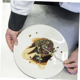 Alipis Ergonomic Handle Design Cooking Tweezers Stainless Steel Food Tweezers Tongs Set