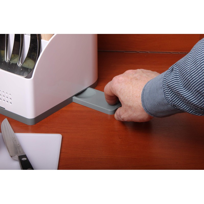 Solutions2Go 20176 Kitchen Organizer, White/Grey