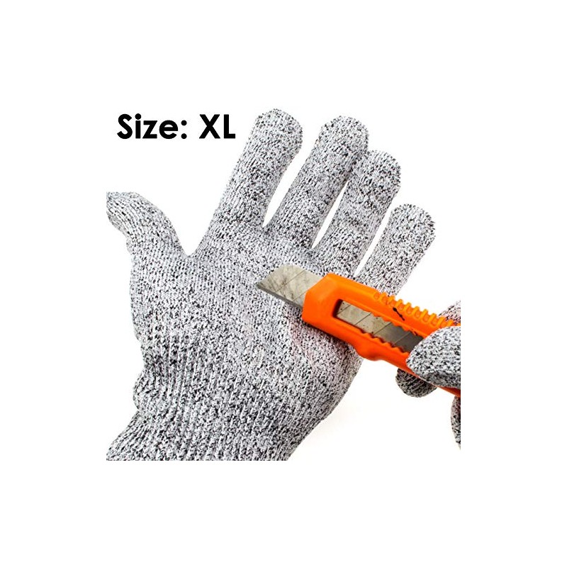 Cut Resistant Safety Work Gloves EN388 Level 5 Washable XL