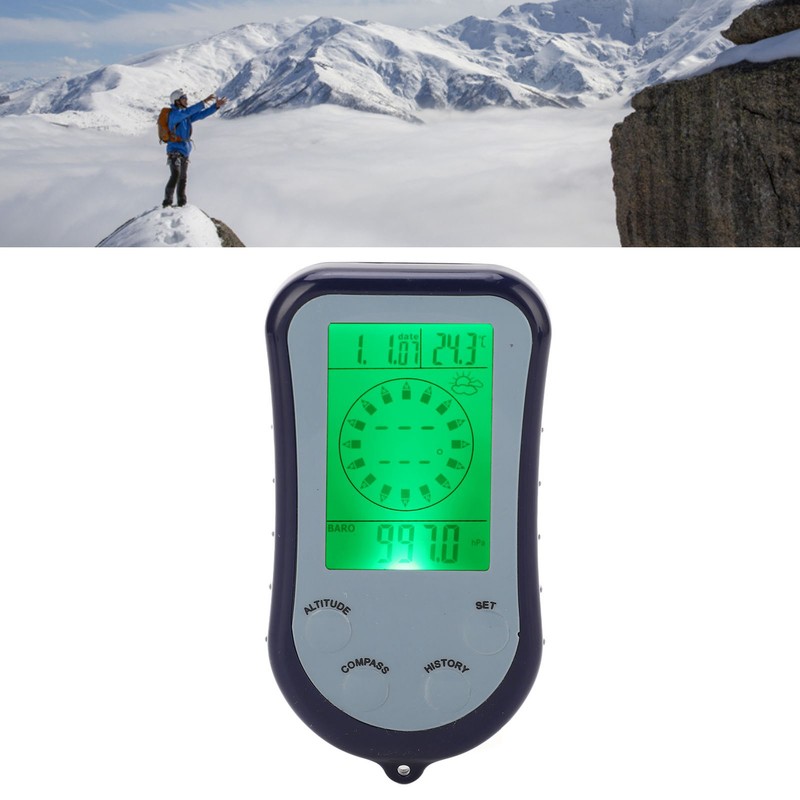 Altimeter Digital Multifunction Barometer Outdoor Compass Electronic Thermometer Tester