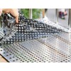 Bilaida Stainless Steel Perforated Sheet (SUS304), 0.01" Thickness, 15" Width,