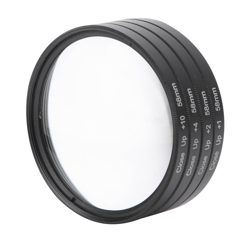 Optical Glass Macro Close Up +1 +2 +4 +10 Lens