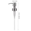 WOFASHPURET 24mm Soap Dispenser Pump Replacement, Stainless Steel Lotion/Shampoo/Conditioner Pump