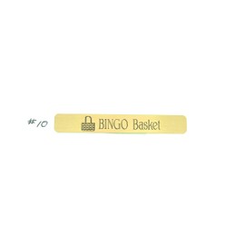 Longaberger Basket Tag #10 - Bingo Basket