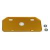 POSH FAITH Motorcycle Aluminum License Plate (Angle Cut Top Corners),