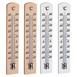 TFA Dostmann 95.1031 Wood Thermometer Set for Internal Temperature Measurement Brown (L) 31 x (W) 16 x (H) 180 mm