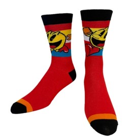 Hyp Pac-Man 3 pack Unisex Dress Crew Socks. 3 pair – Pac Man, Inky Blinky Pinky Clyde- Men’s Shoe Size 6-12