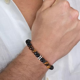 BABORI Graduation Gifts for Him Cross Bracelet for Son Grandson Nephew Christian Faith Religious Bracelets Jewelry Gift