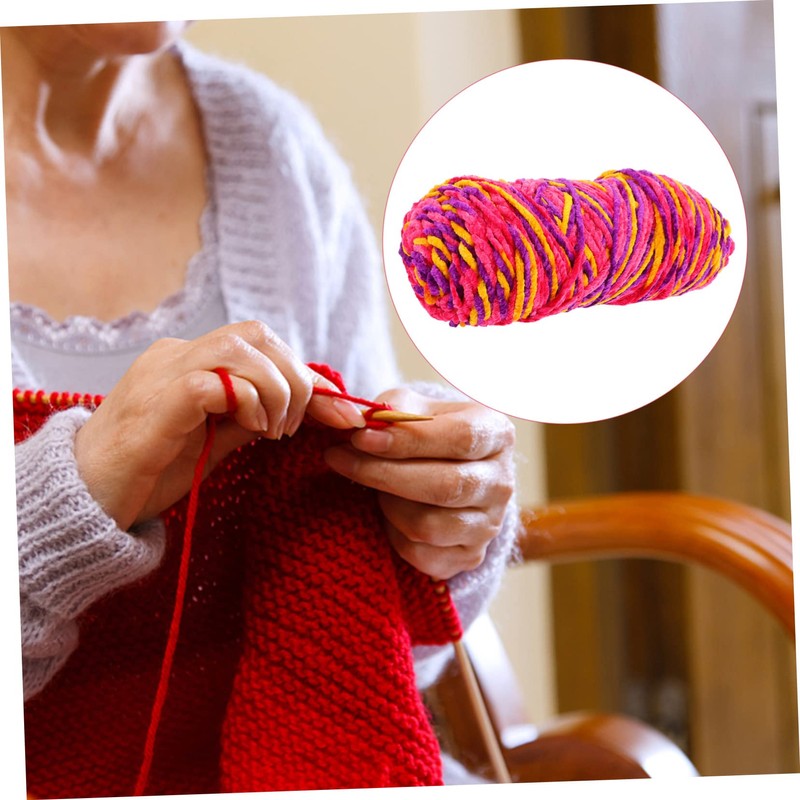 OHPHCALL 1PC Knitting Yarn for DIY Crafts Soft Comfortable Woolen