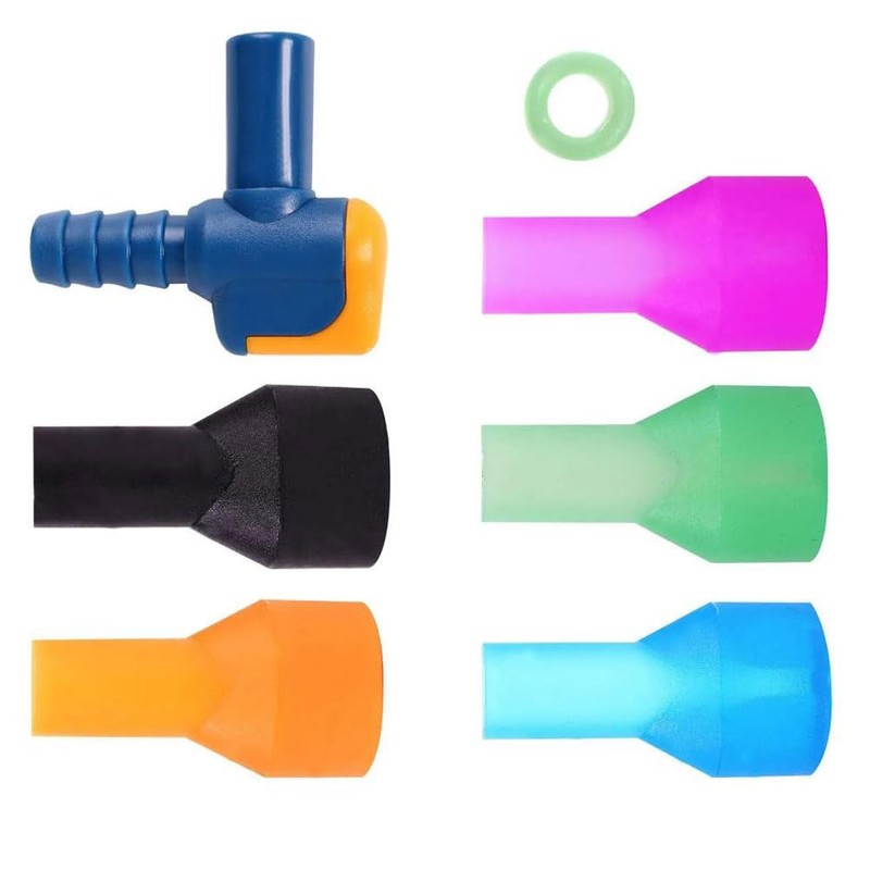 7 Piece Replacement Bite Valve Set For Hydration Pack Mouthpiece