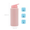 Smash Stainless Steel Reusable 1 litre water bottle - Peach