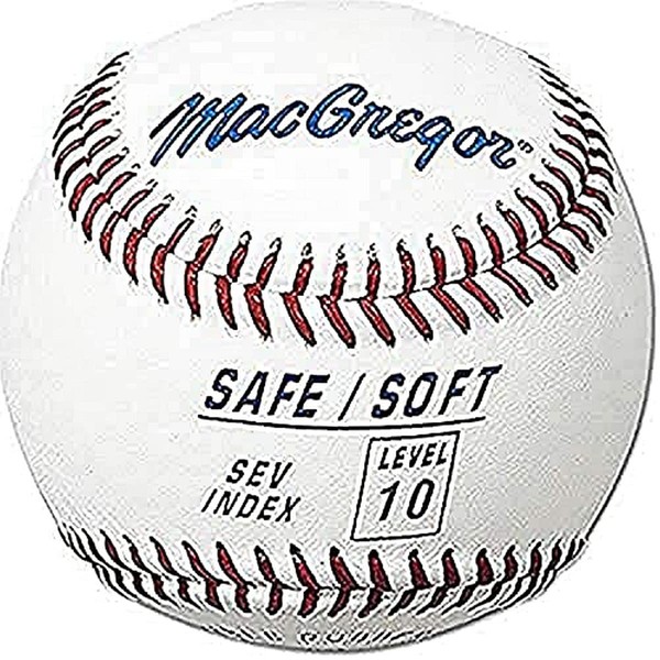 MacGregor Safe/Soft Baseballs, Youth, Level 10 (One Dozen)
