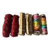 2x Palo Santo White Sage 4" Smudge Sticks, 2x Chakra