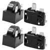 WANGCL 2PCS Compressor Start Relay 3Pin 15Ohm +2PCS Compressor Overload