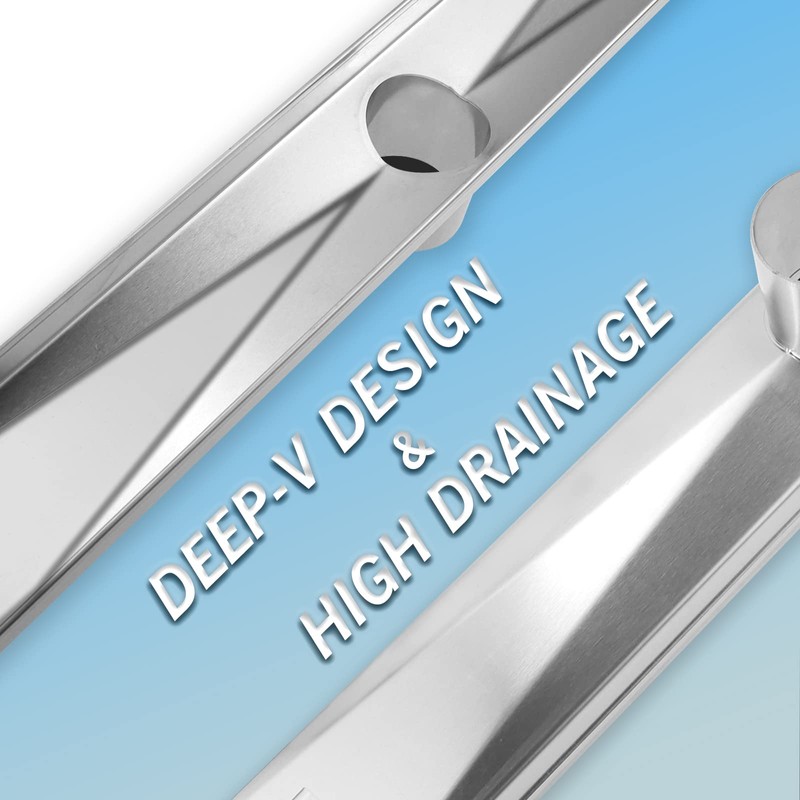 Bernkot Linear Shower Drain 30", 304 Stainless Steel Floor Drain