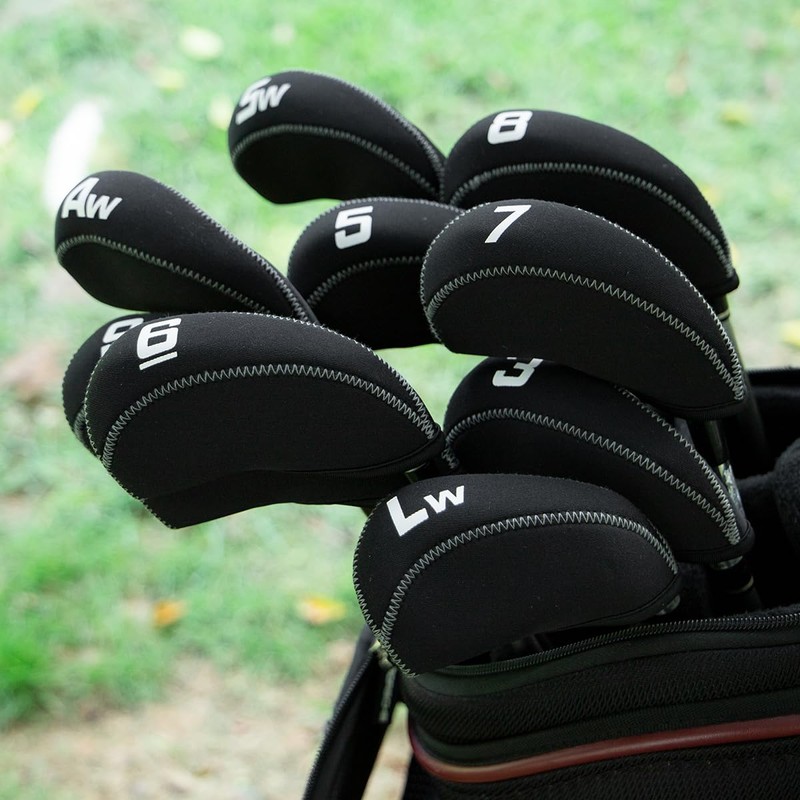 Golf Iron Covers, Golf Iron Head Covers, 11pcs Golf Headcovers