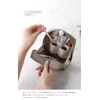 choutrente Women's Makeup Pouch, Small Items, Can Be Stored Standing,