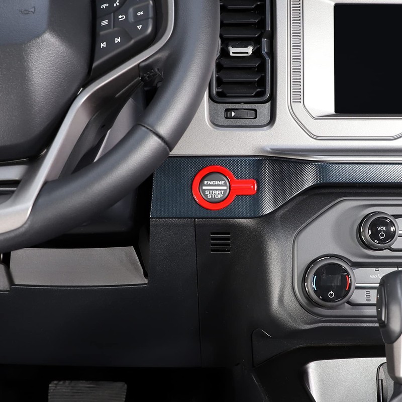 HTHE for Ford Bronco Center Console Engine Start Button Ring