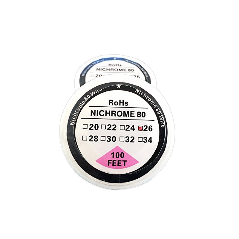 Nichrome 80 Wire Resistance Wire 100ft (30m) Spool 22-32G AWG