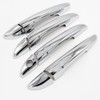 S SIZVER Triple Chrome Plated Door Handle Covers Compatible with