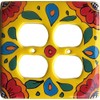Canary Talavera Double Outlet Switch Plate