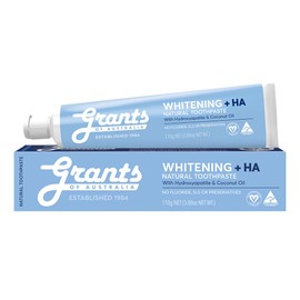 Grants Whitening +HA Natural Toothpaste 110g