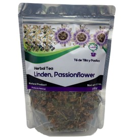 Té De Tila y Pasiflora Para La Ansiedad Y Nervios 150 Grs