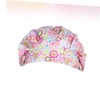 Baluue 3pcs Printed Adjustable Cotton Nurse Hat Stylish Operating Room