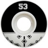 Fracture Skateboards Uni Classic Skateboard Wheels Black 53mm