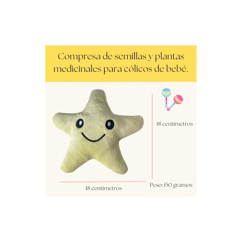 Compresa Caliente para Cólicos Estomacales Bebé + Aceite de Masaje