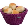Saleen Trend Basket Round Ø18x10 cm in Purple, polypropylene 18