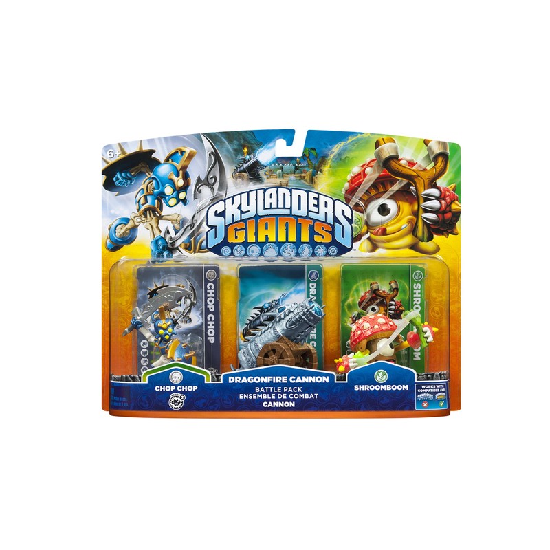 Skylanders Giants Battlepack #1 - Chop Chop - Dragonfire Cannon