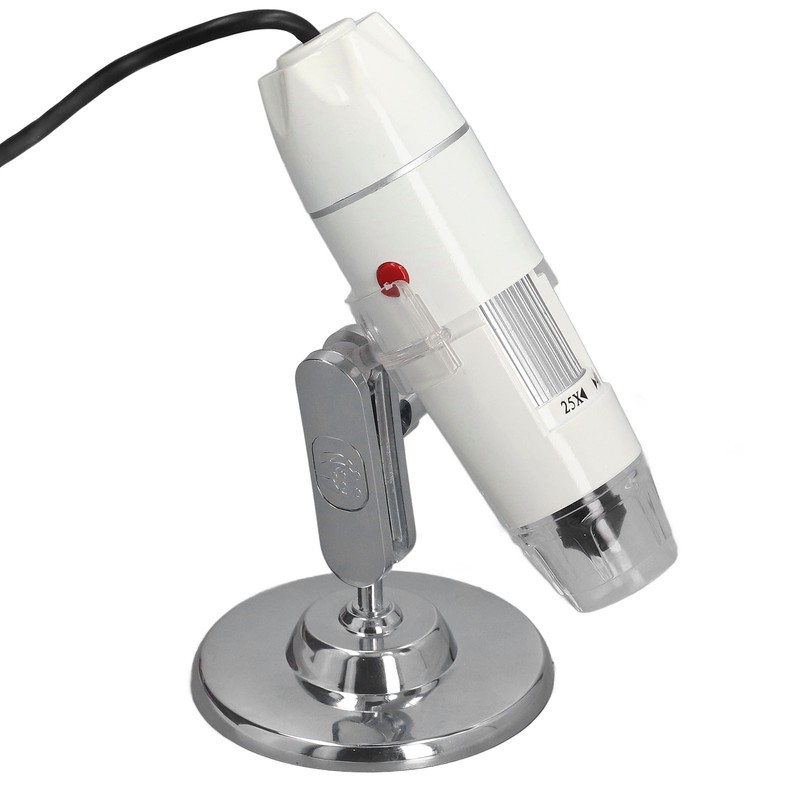 USB Digital Microscope CMOS Sensor 25x to 400x TV AV
