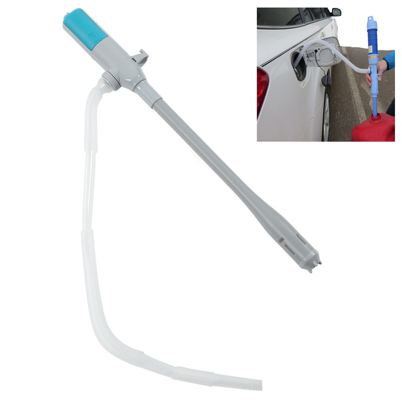 Portable Electric Syphon Pump Battery Operated Automatic Liquid Transfer for