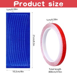 WY LIGHTING LEVEL 4 PCS Reflective Warning Stickers Reflective Tapes Outdoor Waterproof Fluorescent Tape High Visibility Night Safety Stickers for Cars Motorcycles Bike Trailers Trucks Helmet