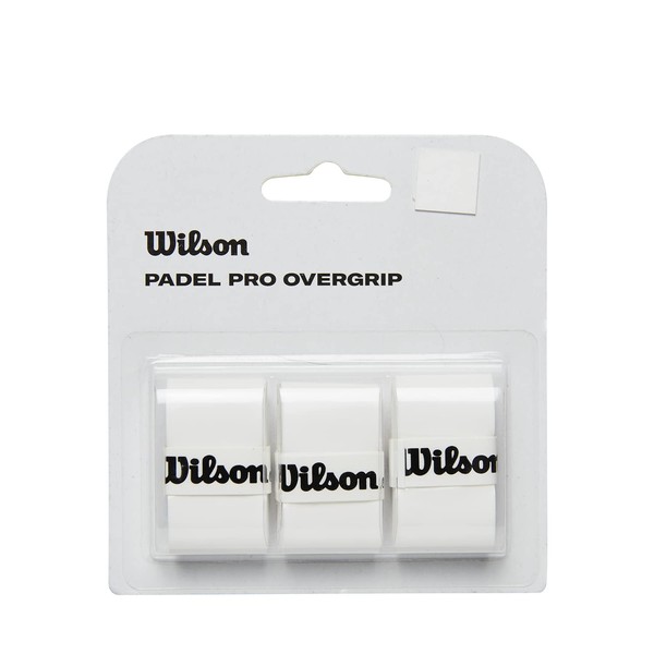 Wilson Padel Pro Surgrips, Blanc, Pack de 3, WR8416301001