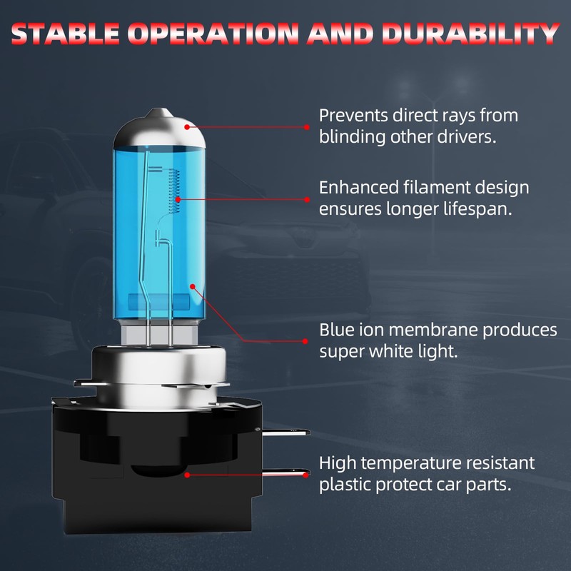 ZPXGIZT Light Bulbs Fit For Kia Soul 2012,H11B Low Beam