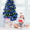 Sprinlot Christmas Garland, Blue, Pack of 4 Tinsel Garlands, Shiny