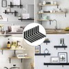Codirato Pack of 8 Angle Brackets, 90 Degree Shelf Angle,