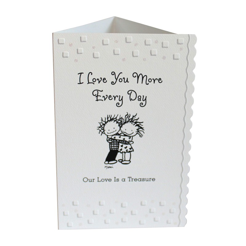 Blue Mountain Arts Greeting Card “I Love You More Every