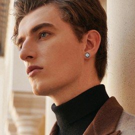 Tree of Life Earrings 925 Sterling Silver Celtic Knot Earrings Black Stud Earring Tree of Life Jewellery Gifts for Women Men Birthday