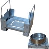 Pocket Stove with Trivet and Windshield, Solo Camp, Mini Stove,