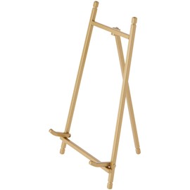 Bard's Satin Gold-toned Metal Easel, 9" H x 5.25" W x 6" D, Pack of 3
